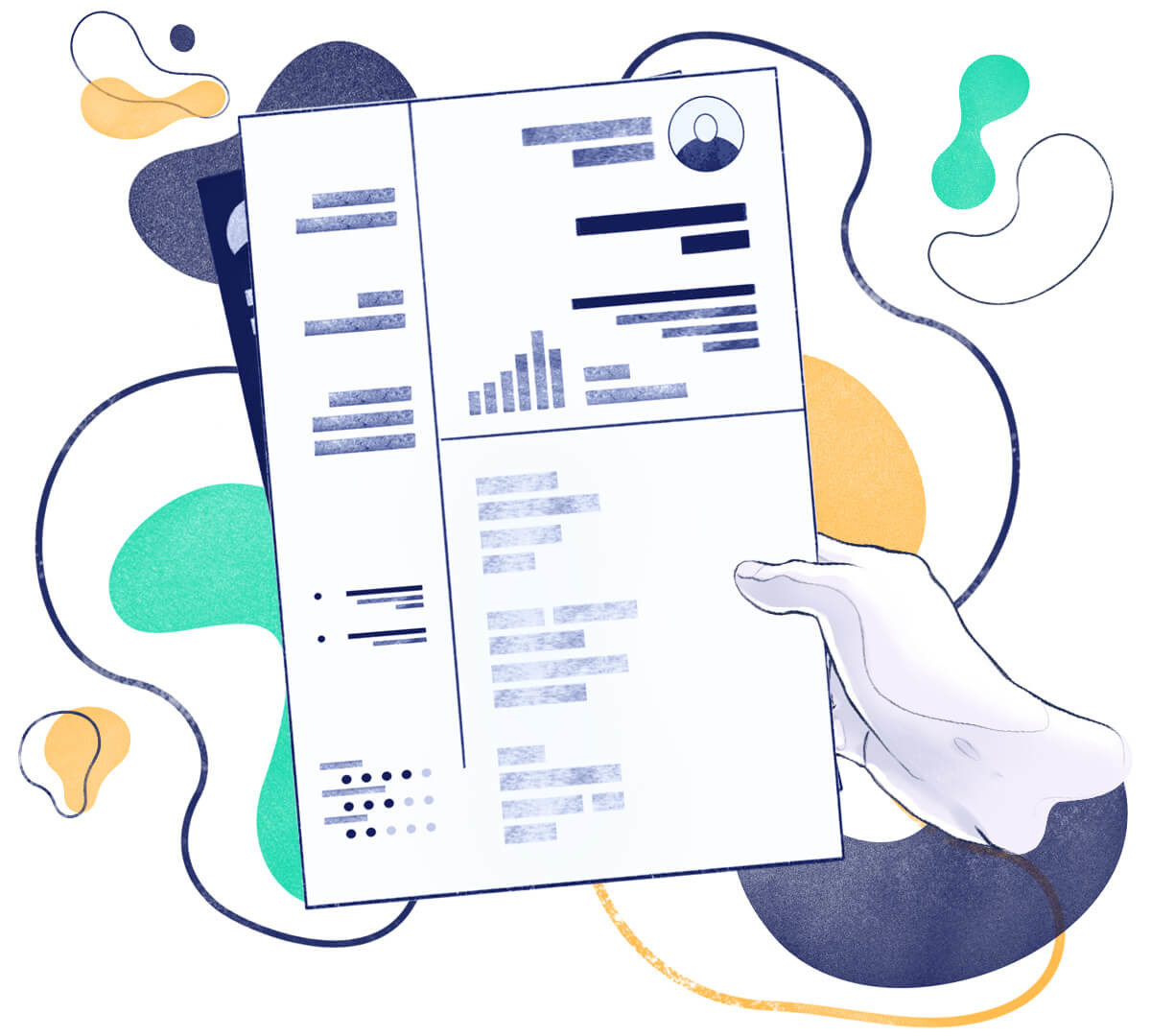 أقسام السيرة الذاتية