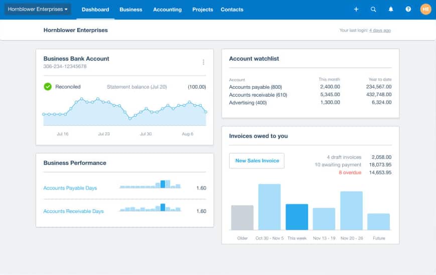 Xero: المحاسبة السحابية بوجه احترافي